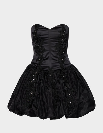 NESA MINI DRESS BLACK - APPAREL - Betsey Johnson