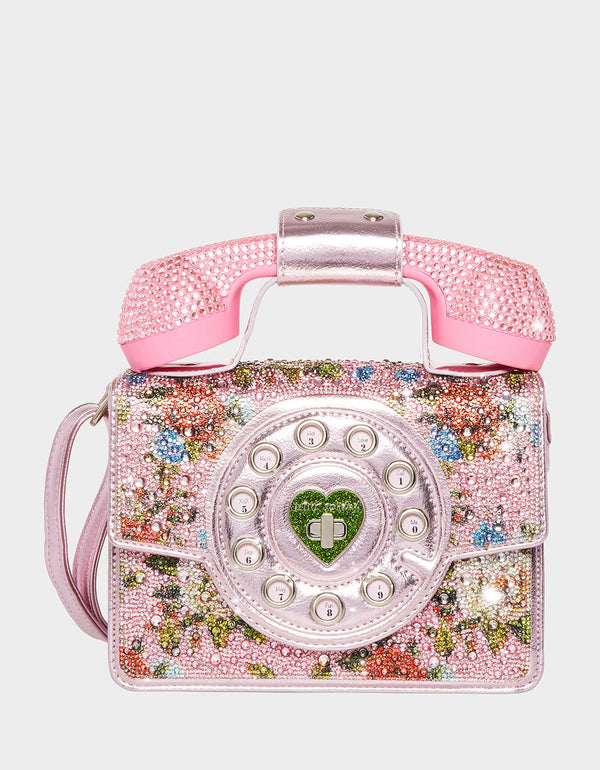 🔥⬇️ NWT Betsey Johnson XO GIGI Pink Rose Satchel w /Scarf | Betsy johnson  handbags, Satchel, Hot pink bag
