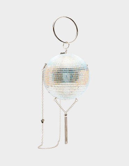 KITSCH DANCIN QUEEN DISCO BALL BAG IRIDESCENT - HANDBAGS - Betsey Johnson