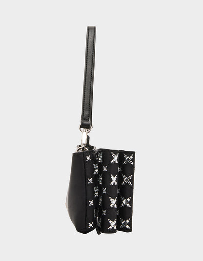 TIE THE KNOT BOW BAG BLACK - HANDBAGS - Betsey Johnson