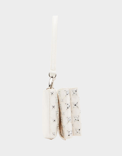 TIE THE KNOT BOW BAG IVORY - HANDBAGS - Betsey Johnson