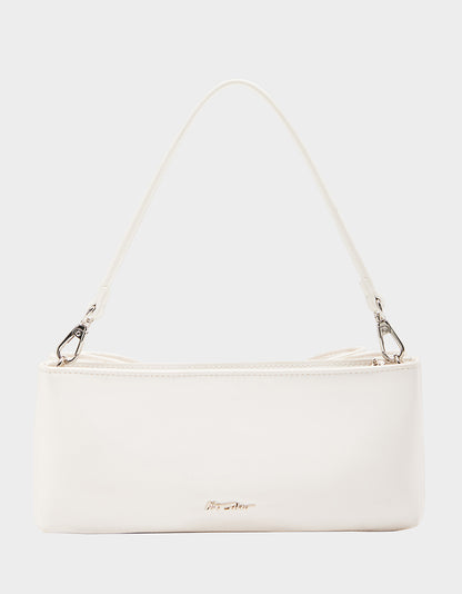 TIE THE KNOT BOW BAG IVORY - HANDBAGS - Betsey Johnson