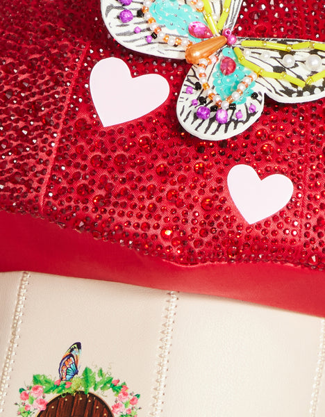 KITSCH MUSH LOVE CROSSBODY RED - HANDBAGS - Betsey Johnson