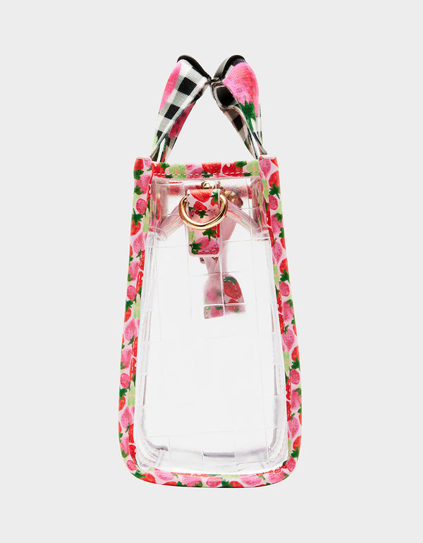 BERRY CLEAR MINI TOTE MULTI - HANDBAGS - Betsey Johnson