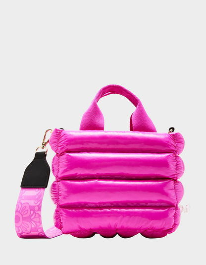 THAR SHE BLOWS WET NYLON MINI TOTE PINK - HANDBAGS - Betsey Johnson