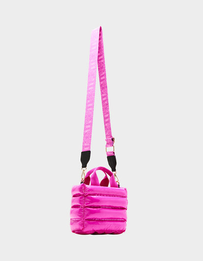 THAR SHE BLOWS WET NYLON MINI TOTE PINK - HANDBAGS - Betsey Johnson