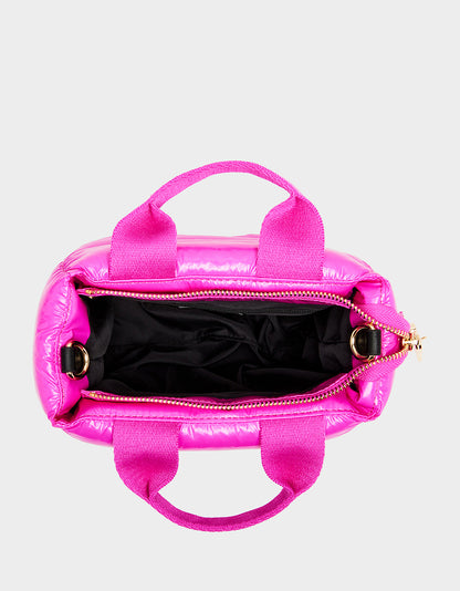 THAR SHE BLOWS WET NYLON MINI TOTE PINK - HANDBAGS - Betsey Johnson