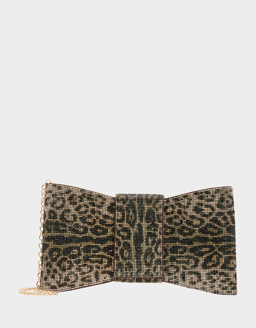 BOW DOWN CLUTCH LEOPARD - HANDBAGS - Betsey Johnson