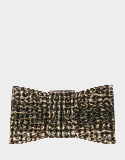 BOW DOWN CLUTCH LEOPARD - HANDBAGS - Betsey Johnson