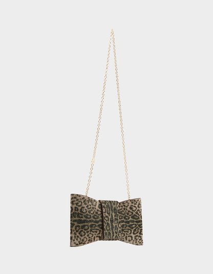 BOW DOWN CLUTCH LEOPARD - HANDBAGS - Betsey Johnson