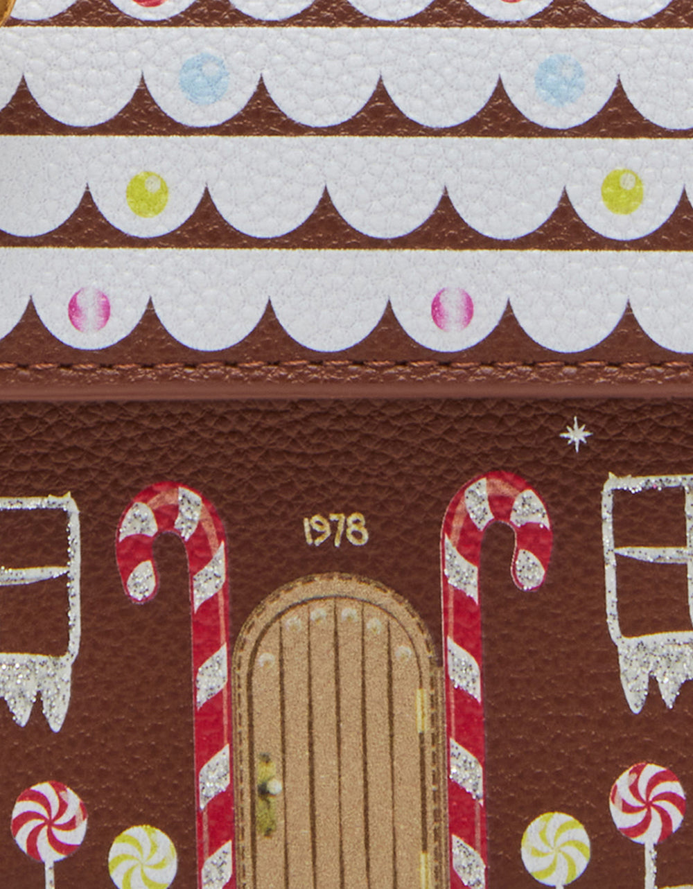 KITSCH GINGERBREAD BIFOLD WALLET BROWN - HANDBAGS - Betsey Johnson - view 6