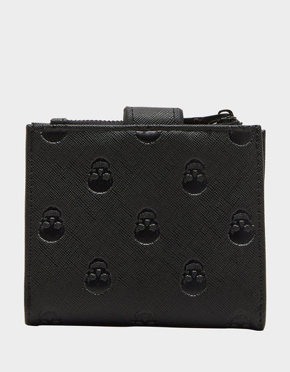 SKULL BOSS BIFOLD WALLET BLACK - HANDBAGS - Betsey Johnson