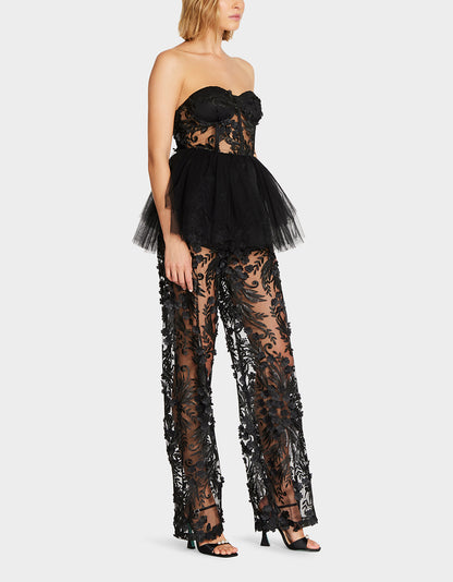 JENNA JUMPSUIT BLACK - APPAREL - Betsey Johnson