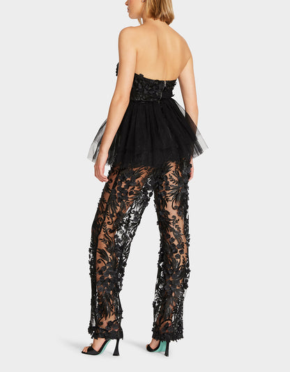 JENNA JUMPSUIT BLACK - APPAREL - Betsey Johnson