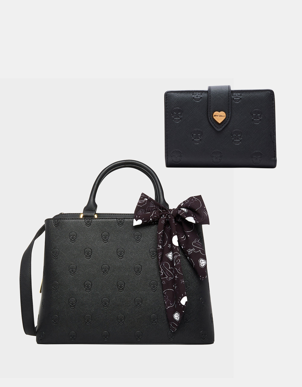 SKULLICIOUS SATCHEL/WALLET BUNDLE