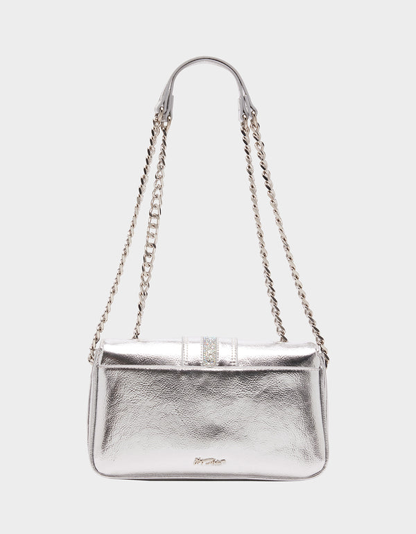 White and silver discount handbags