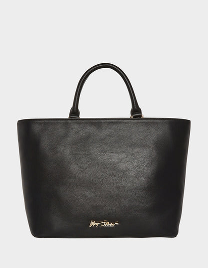 NO BRAINER SKULL TOTE BLACK - HANDBAGS - Betsey Johnson