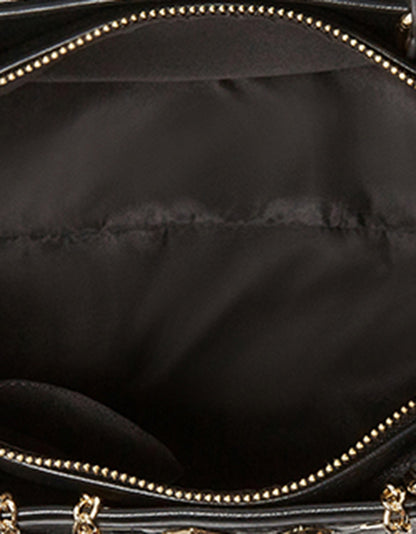 NO BRAINER SKULL TOTE BLACK - HANDBAGS - Betsey Johnson