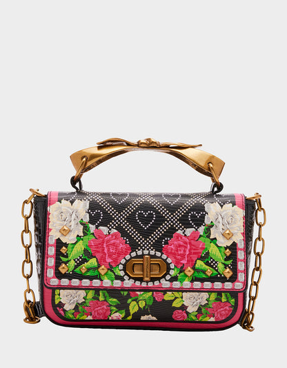 CAN YOU HANDLE IT MINI FLORAL - HANDBAGS - Betsey Johnson