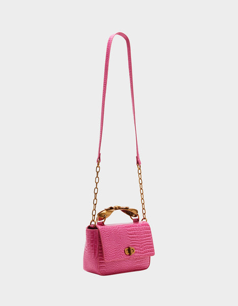 CAN YOU HANDLE IT MINI PINK Flap Bag | Women's Handbags – Betsey Johnson