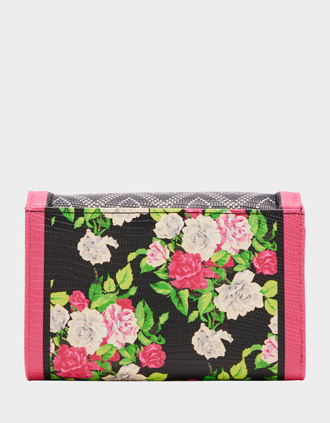 FLORAL TRIFOLD WALLET FLORAL - HANDBAGS - Betsey Johnson