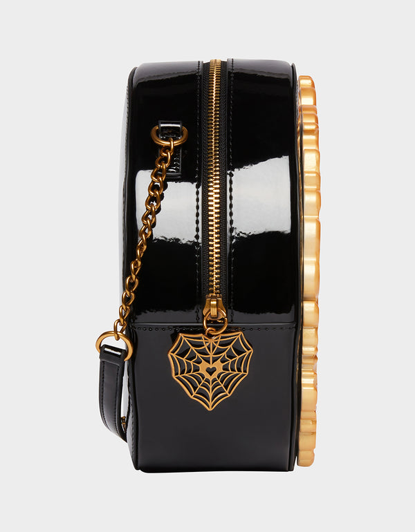 Betsey Johnson Doodle Bug Shoulder Bag, Black: Handbags: Amazon.com