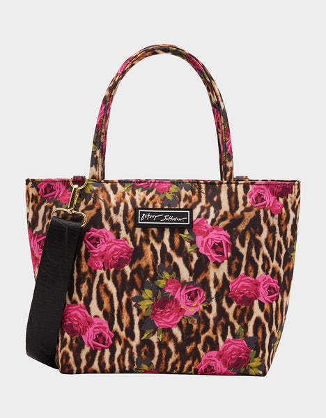 LEOPARD LOVER LUNCH TOTE LEOPARD