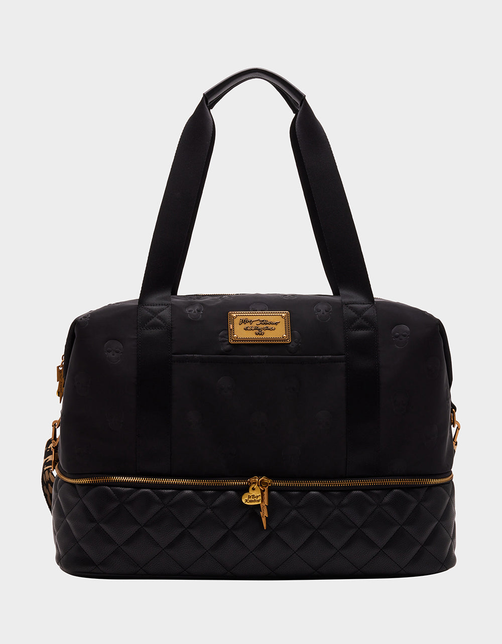 SKULLICIOUS WEEKENDER BLACK | Women's Duffle Bag – Betsey Johnson