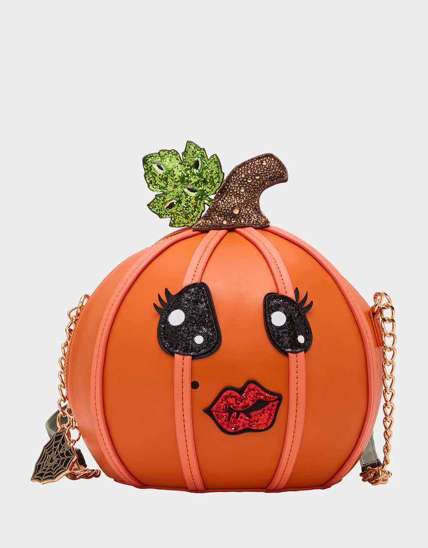 NO GUTS NO GLORY ORANGE - HANDBAGS - Betsey Johnson