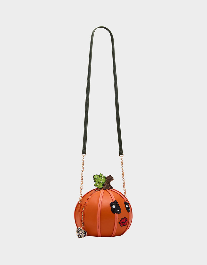 NO GUTS NO GLORY ORANGE - HANDBAGS - Betsey Johnson