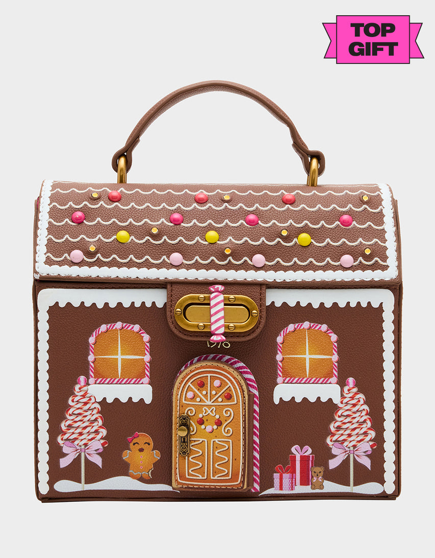 BAKING SPIRITS BRIGHT BROWN - HANDBAGS - Betsey Johnson