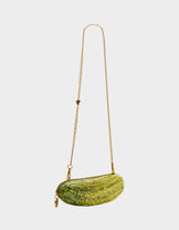 A BIG DILL GREEN Women's Kitsch Food Dill Pickle Crossbody Handbag