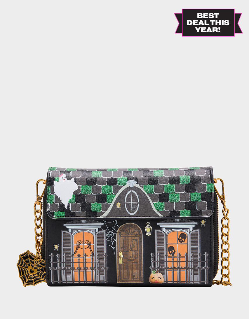 FOREVER HOME WALLET ON CHAIN BLACK/MULTI