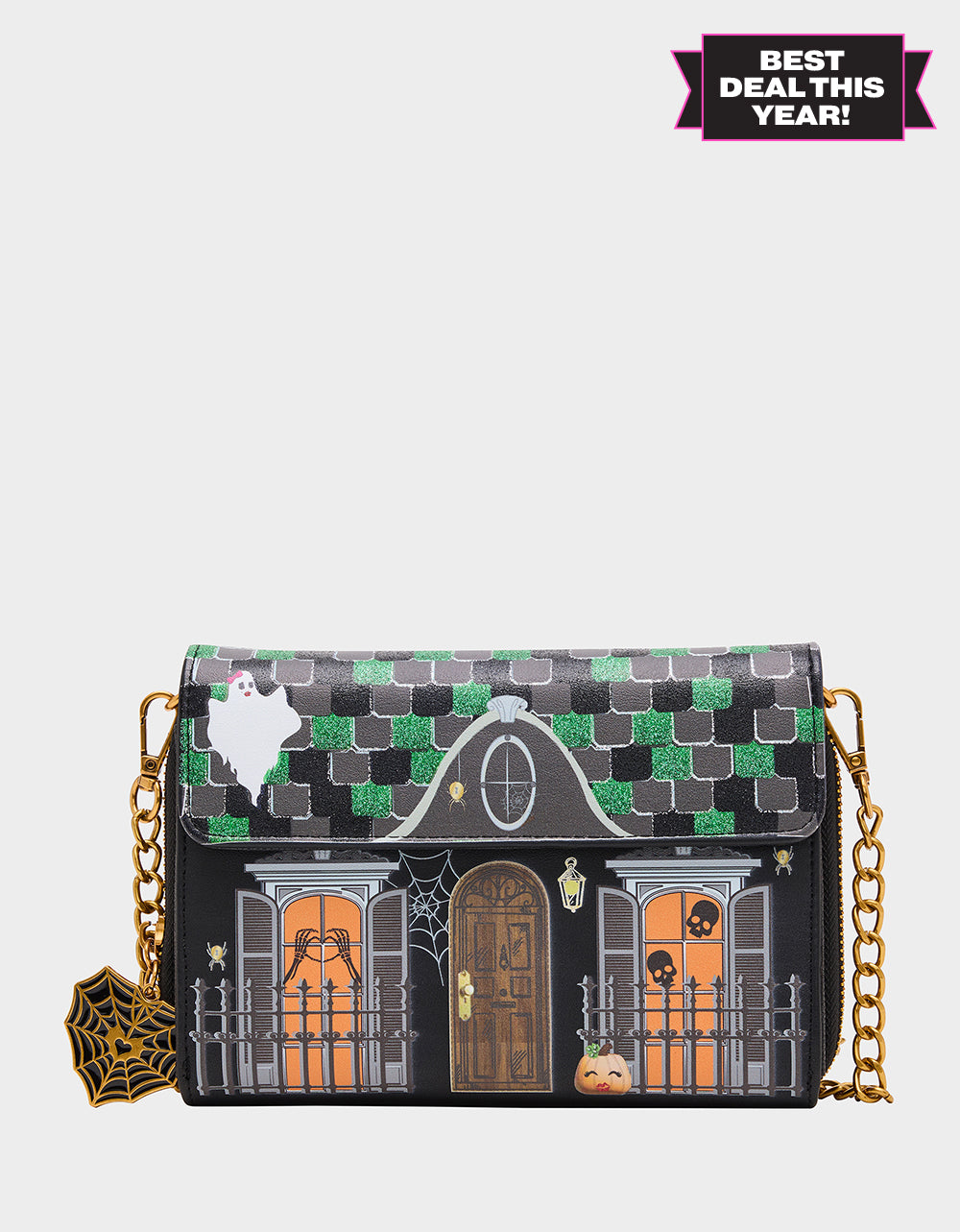 FOREVER HOME WALLET ON CHAIN BLACK/MULTI