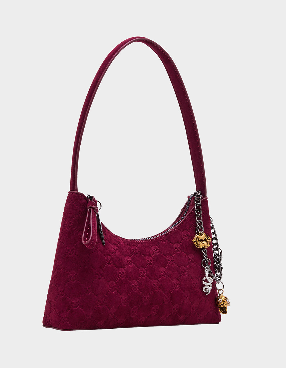 HEADLINER DEBOSS TOP ZIP CHERRY - HANDBAGS - Betsey Johnson - view 2