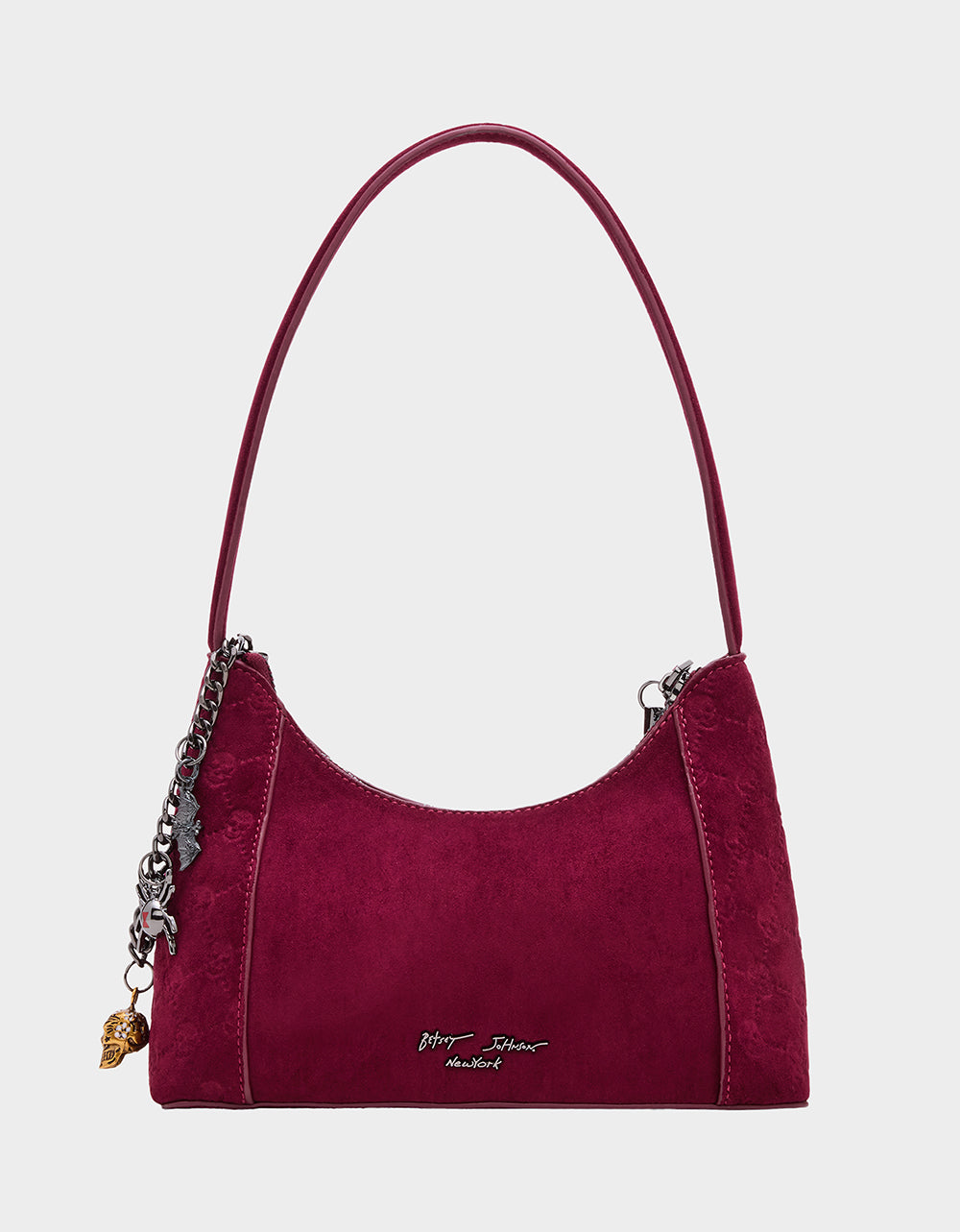 HEADLINER DEBOSS TOP ZIP CHERRY - HANDBAGS - Betsey Johnson - view 5
