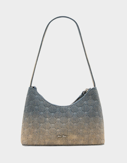 HEADLINER DEBOSS SHOULDER BAG DENIM