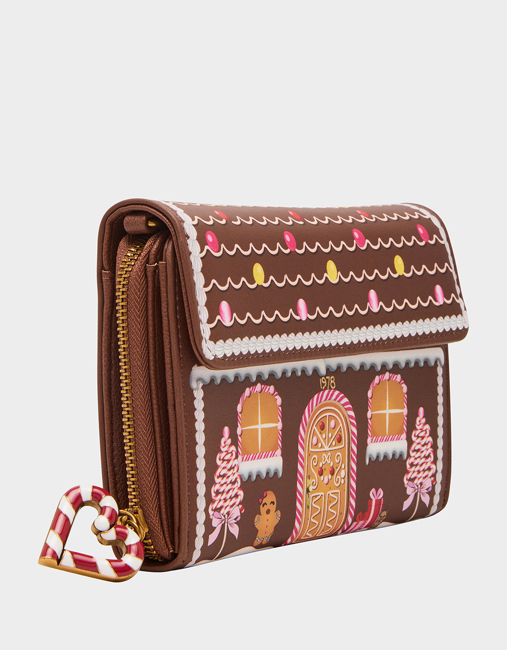 BAKING SPIRITS BRIGHT WALLET ON CHAIN BROWN