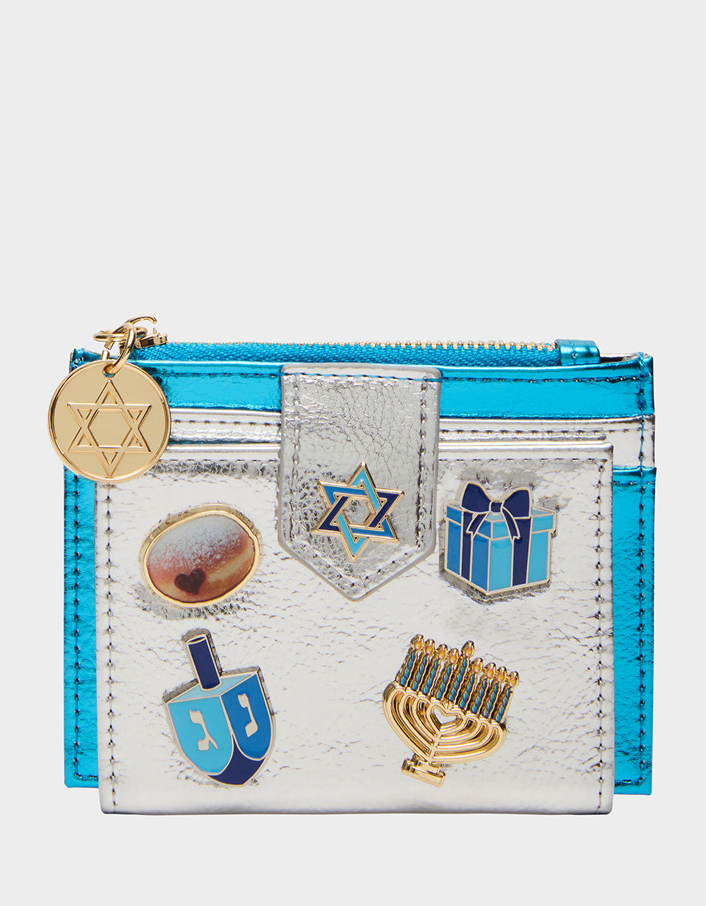 MAZEL TOV WALLET BLUE/MULTI - HANDBAGS - Betsey Johnson