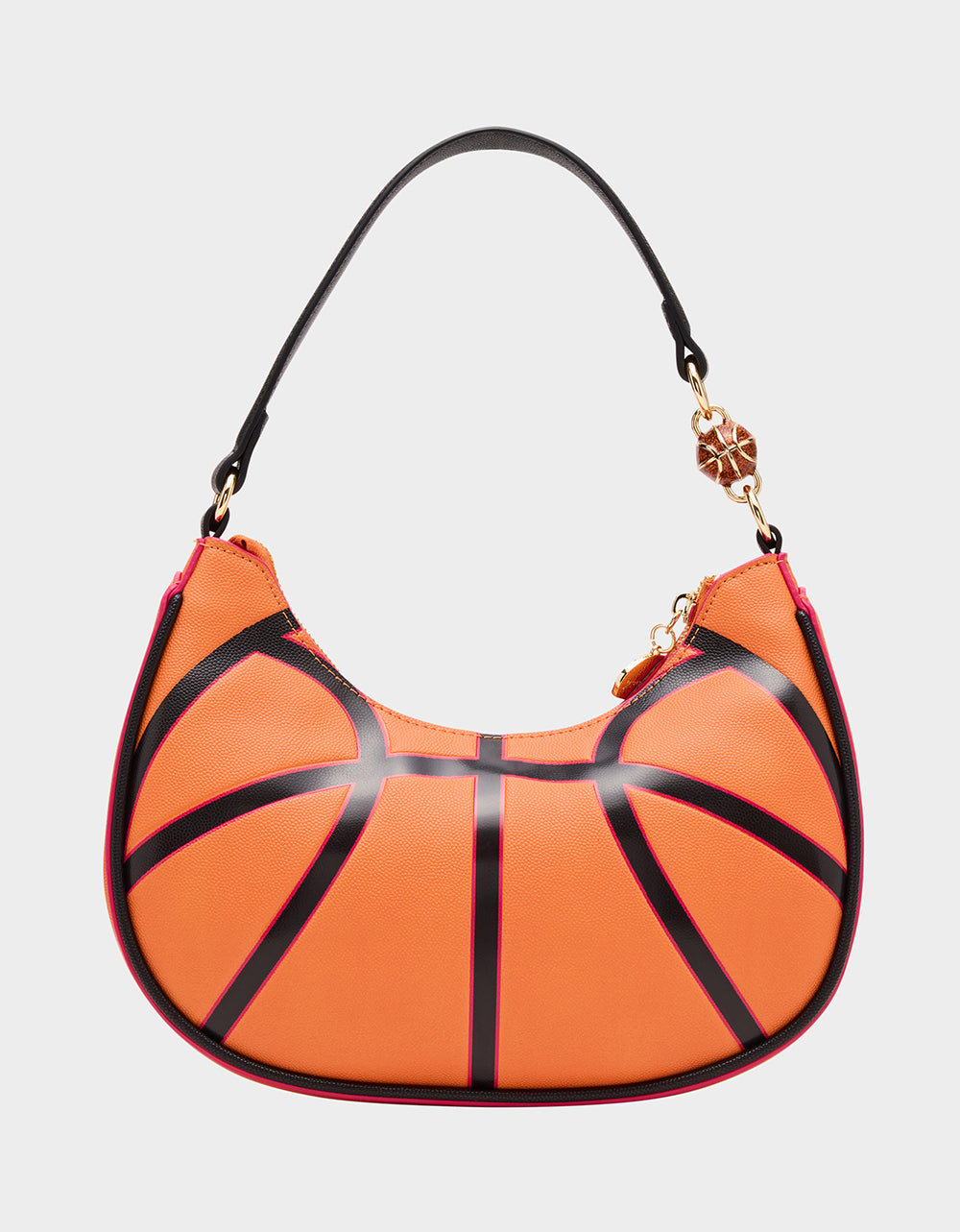 SLAM DUNK SHOULDER BAG ORANGE - HANDBAGS - Betsey Johnson - view 5