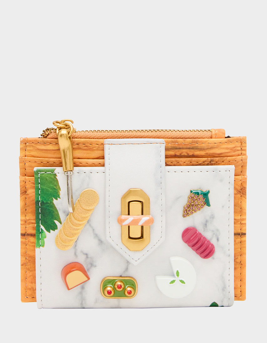 KITSCH CHAR-CUTE-ERIE BIFOLD WALLET MULTI - HANDBAGS - Betsey Johnson