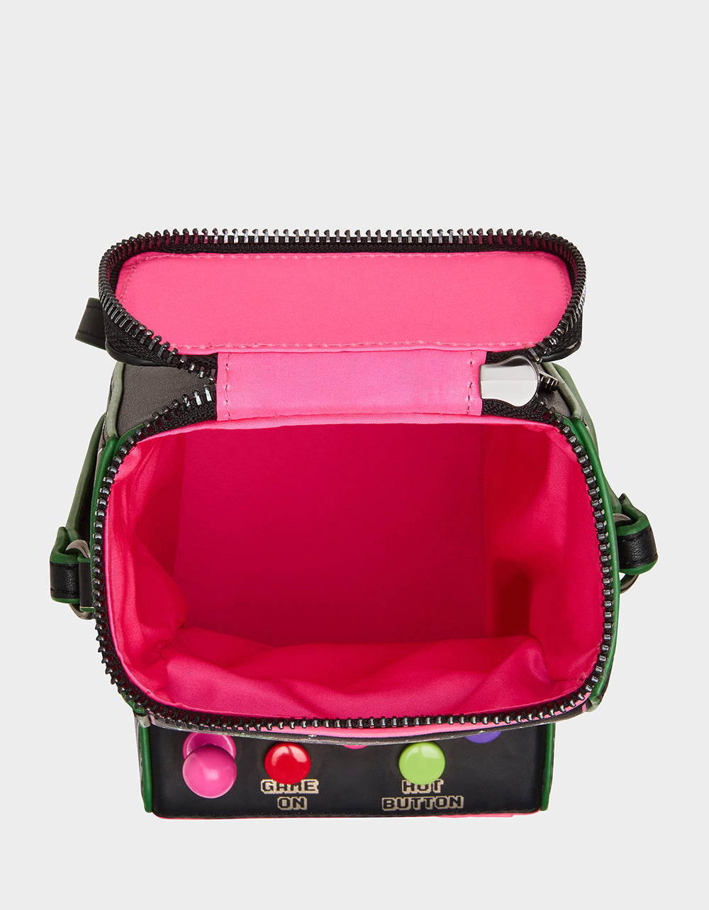 KITSCH SCORED! CROSSBODY BLACK/MULTI Women's Video-Game Inspired