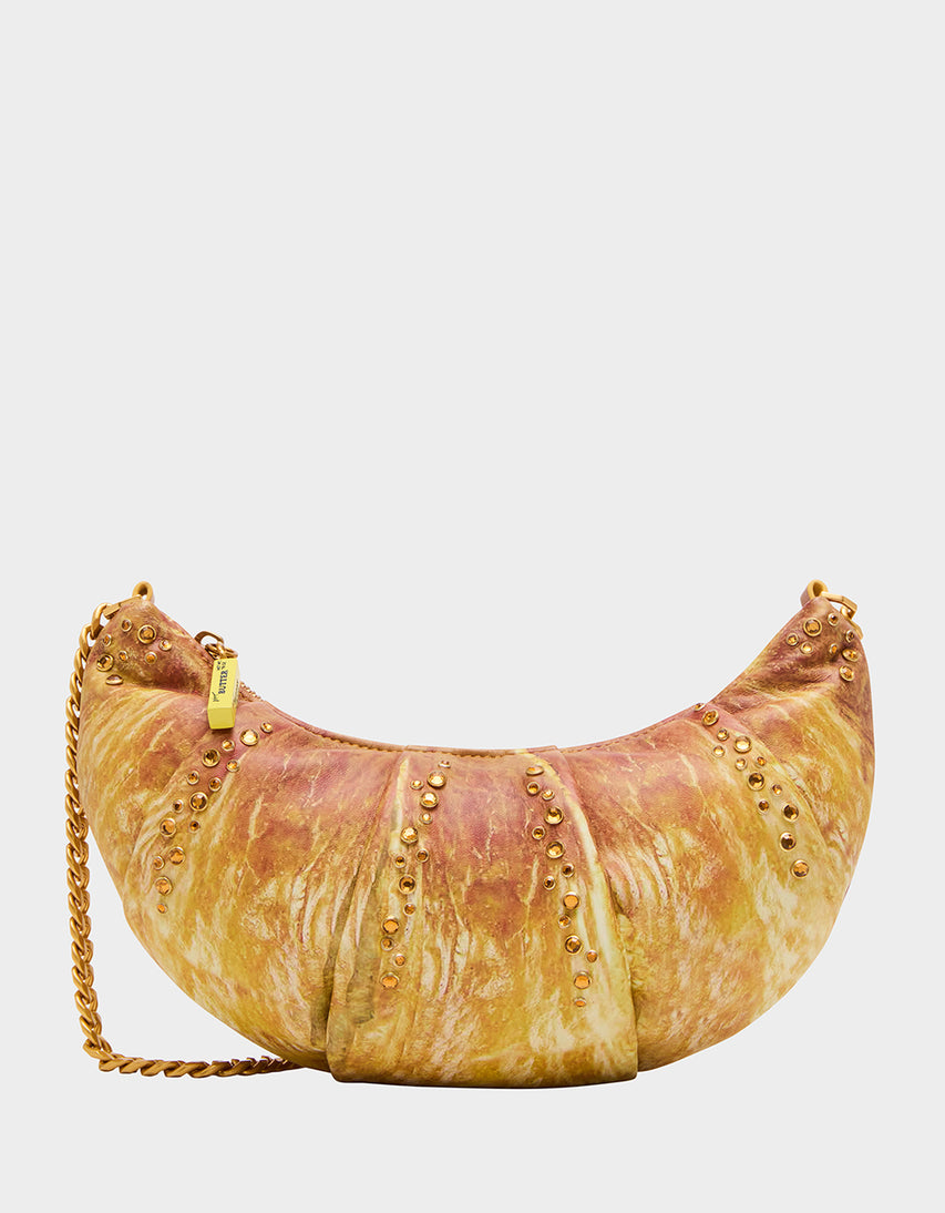 KITSCH RISE + SHINE SHOULDER BAG TAN - HANDBAGS - Betsey Johnson