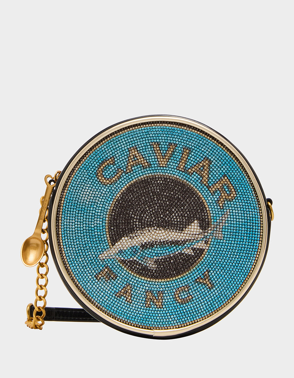 Kitsch Caviar Crossbody Blue