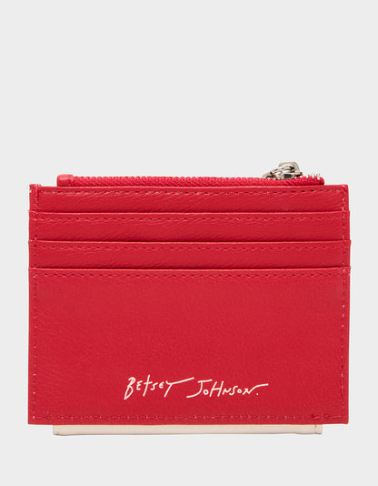 PLAYING THE FIELD WALLET CREAM - HANDBAGS - Betsey Johnson