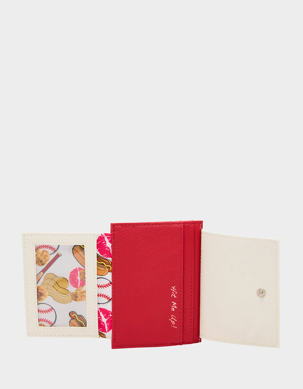 PLAYING THE FIELD WALLET CREAM - HANDBAGS - Betsey Johnson