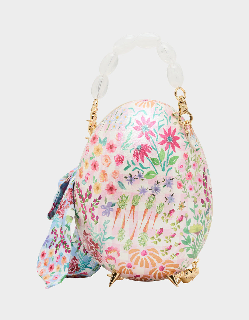 Xplot Chicles THE PLOT CHICKENS MULTI Women's Kitsch Beaded Strap Crossbody Handbag ...