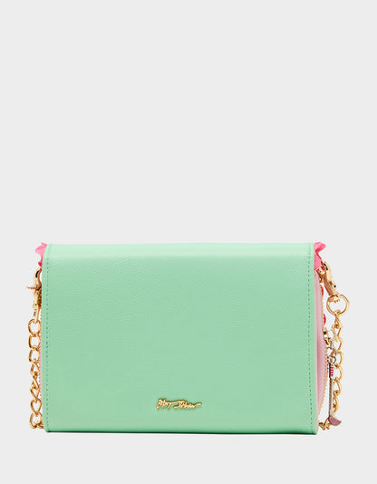 GONE CLUBBING WALLET ON CHAIN MULTI - HANDBAGS - Betsey Johnson