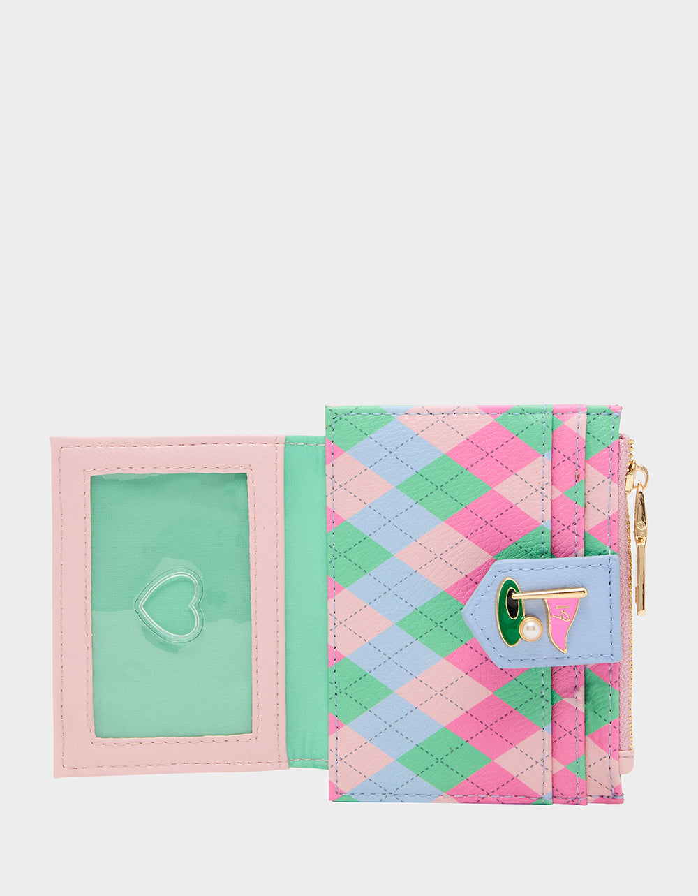 19TH HOLE WALLET PINK MULTI Bifold Golf Women's Wallet – Betsey