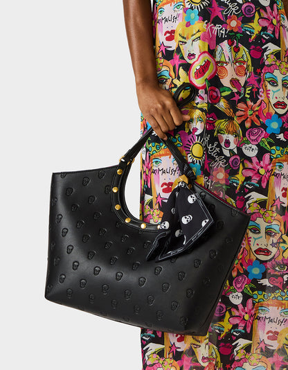 GET AHEAD TOTE BLACK - HANDBAGS - Betsey Johnson